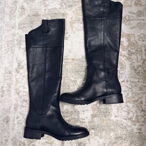 Enzo Angiolini Black Over the Knee Boots (Size 8)